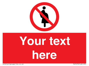 Custom prohibition not for pregnant women